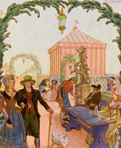 Schmausengarten vor Nürnberg von Christophe (1856 1945)
