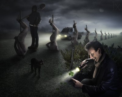 Surrealer Klee Nacht von Christophe Kiciak