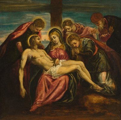 Beweinung von Circle of Jacopo Tintoretto