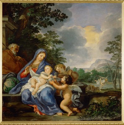 Ruhe während der Flucht nach Ägypten von Ciro Ferri