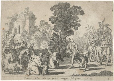 Versöhnung von Jakob und Esau von Claes Moeyaert