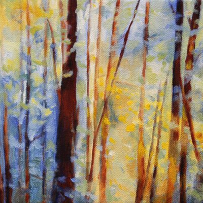 Goldenes Waldlicht von Claire Whitehead