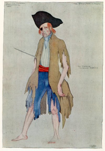 Die Bettleroper, Der Bettler von Claud Lovat Fraser