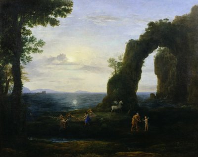 Der Ursprung des Korallenriffs oder Perseus mit dem Kopf der Medusa von Claude Lorrain