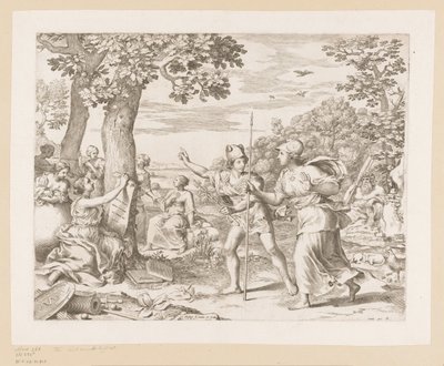 Allegorie auf die gute Regierung Frankreichs von Claude Mellan