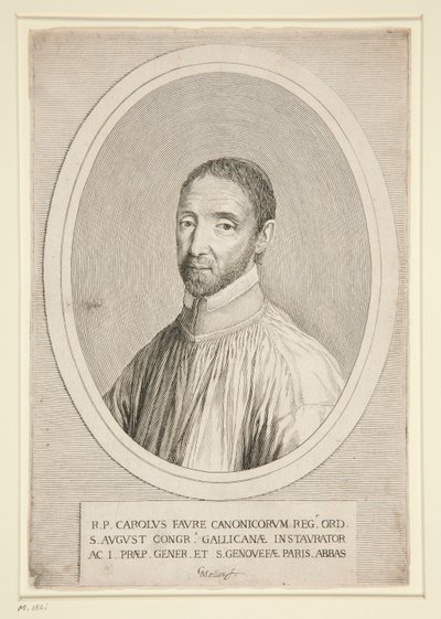 Porträt von Charles Favre von Claude Mellan