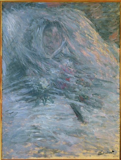 Camille auf ihrem Totenbett von Claude Monet