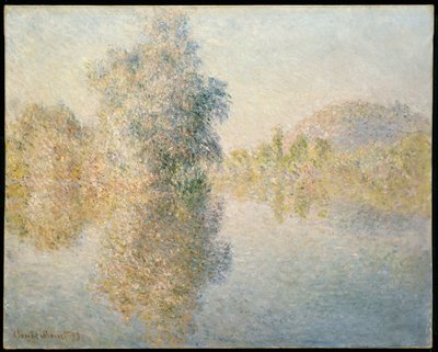 Früher Morgen an der Seine in Giverny, 1893 von Claude Monet