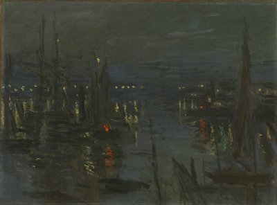 Le Port du Havre, Effet de Nuit Der Hafen von Le Havre bei Nacht, 1873 von Claude Monet