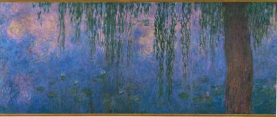 Die Seerosen, die Weiden von Claude Monet