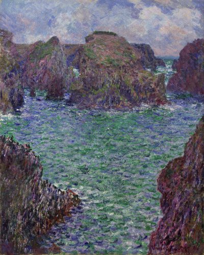 Port-Goulphar, Belle-Île von Claude Monet
