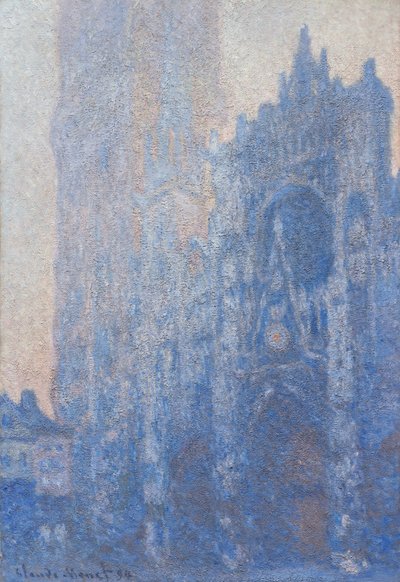 Fassade der Kathedrale von Rouen und Tour d
