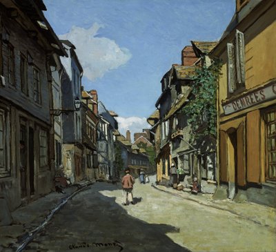 Rue de la Bavole, Honfleur von Claude Monet