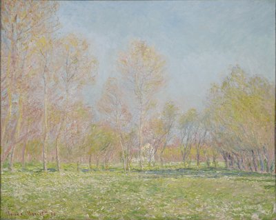 Frühling in Giverny von Claude Monet