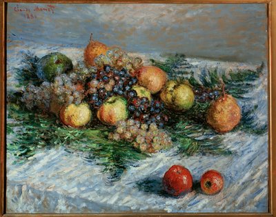 Stillleben mit Früchten von Claude Monet