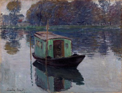 Das Atelierboot von Claude Monet