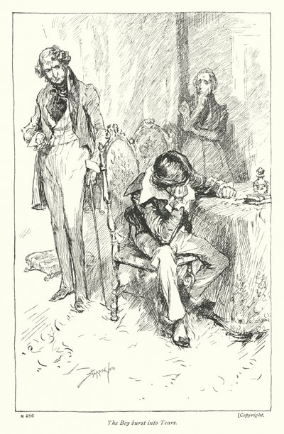 Illustration zu Disraelis Coningsby (Litho) von Claude Shepperson