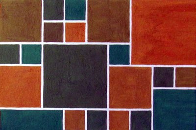 Geometrische Farbblöcke von Claudio Boczon