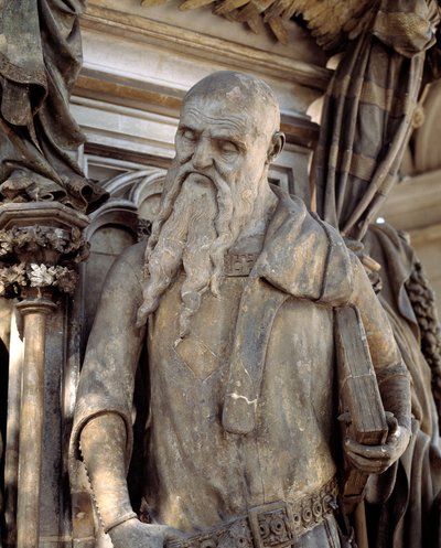 Jesaja. Der Sockel des Mosesbrunnens (Skulptur) von Claus Sluter