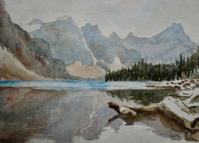 Moraine Lake IMG_2024, 2015 von Clive Wilson