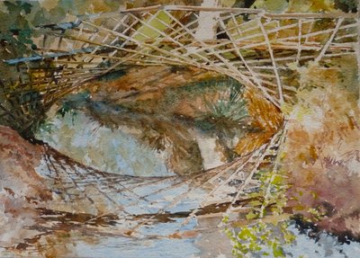 Der Eisvogelbrücke - Herbstfarben von Clive Wilson