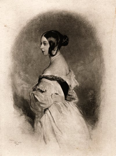 Königin Victoria im Alter von zwanzig Jahren, 19. Jahrhundert von Cockerell