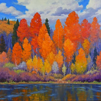 Herbstsee-Reflexionen von Cody DeLong