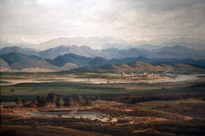 Marsch von Francis Marquess of Hastings (Detail) von Colonel Charles Joseph Doyle