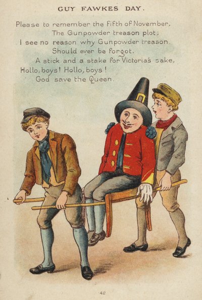 Kinderreim: Guy Fawkes Tag von Constance Haslewood