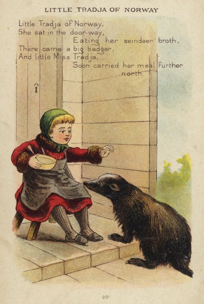 Kinderreim: Kleiner Tradja aus Norwegen von Constance Haslewood