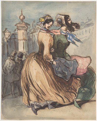 Zwei Grisetten von Constantin Guys