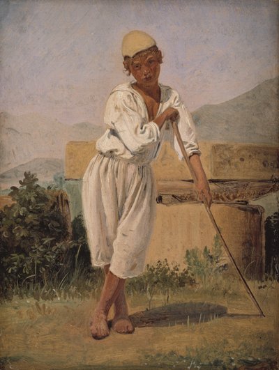 Ein Hirtenjunge. Pompeji von Constantin Hansen