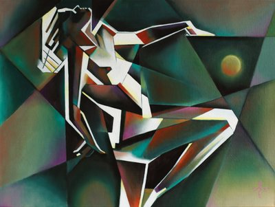 Dynamischer geometrischer Tänzer von Corné Akkers