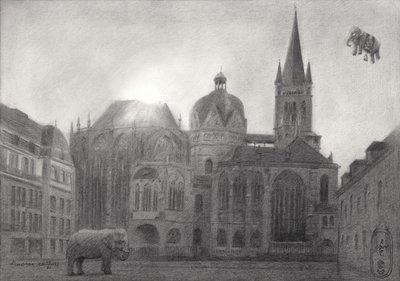 Fliegender Elefant Kathedrale von Corné Akkers