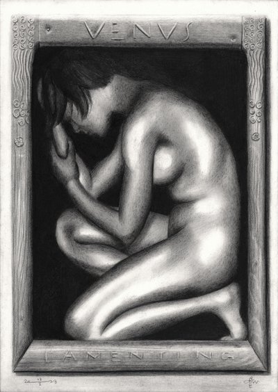 Venus klagend von Corné Akkers
