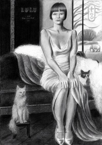 Vintage Glamour mit Katzen von Corné Akkers