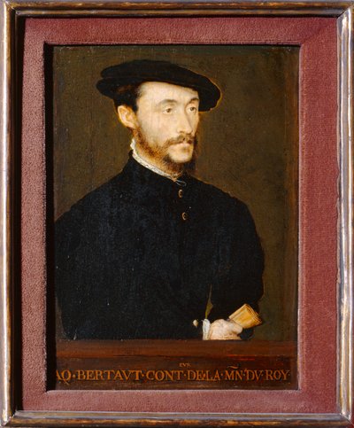 Jacques Bertaut, Kontrolleur des Maison du Roi - Porträt von Jacques Bertaut von Corneille de Lyon