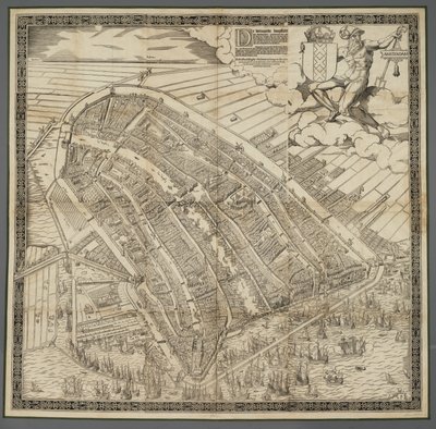 Die berühmte Handelsstadt Amsterdam von Cornelis Anthonisz.