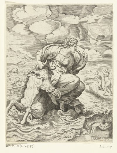 Jupiter und Europa von Cornelis Bos