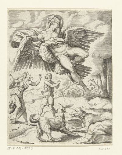 Jupiter und Ganymed. Jupiters Liebesabenteuer (Serientitel) von Cornelis Bos