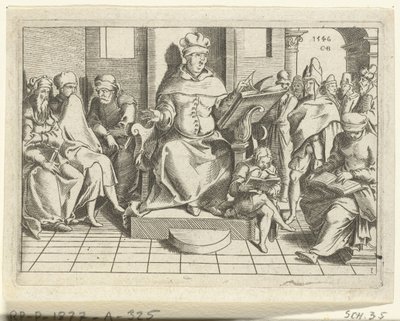 Paulus als Schüler von Cornelis Bos