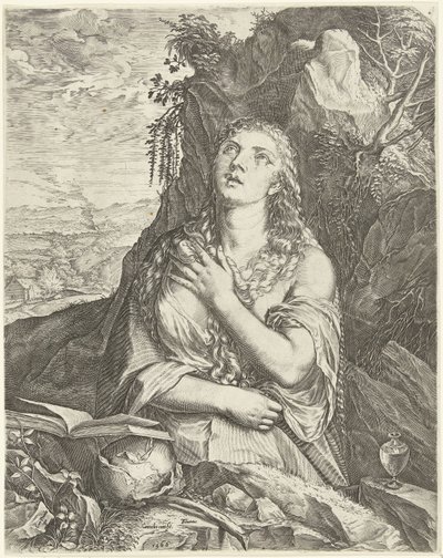 Die reuige Maria Magdalena von Cornelis Cort