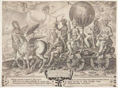 Der Triumph der Welt von Cornelis Cort