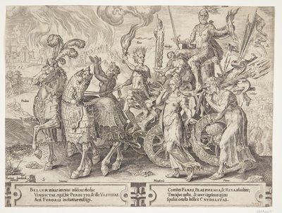 Der Triumph des Krieges von Cornelis Cort
