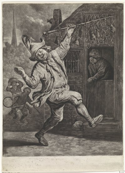 Der Hühneraugenentferner, ca. 1700 von Cornelis Dusart