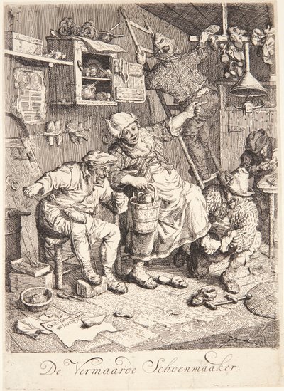 Ein Schuster von Cornelis Dusart