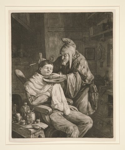 Der Dorfarzt von Cornelis Dusart