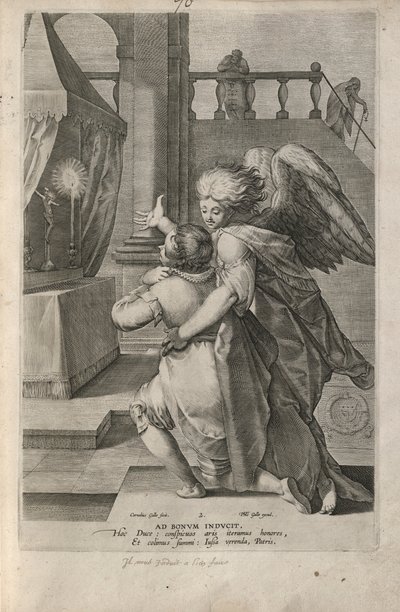 Die Dienste der Engel von Cornelis Galle I