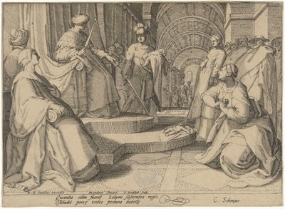 Urteil Salomos von Cornelis Jacobsz. Drebbel