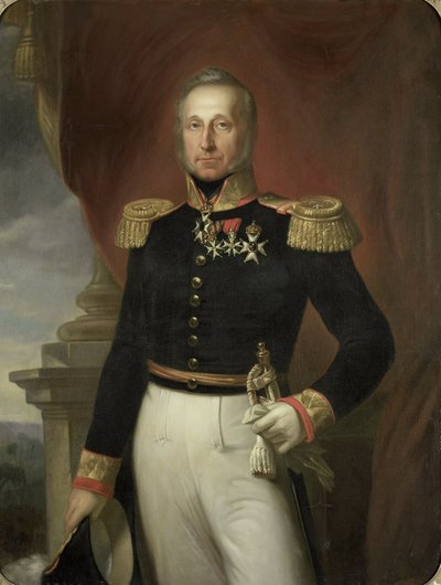 Porträt von Dominique Jacques de Eerens von Cornelis Kruseman